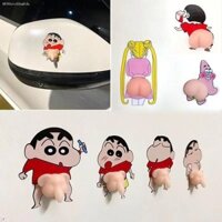 Sglink Mông Pinch Cửa Xe Voi Chống Va Chạm Miếng Dán Tik Tok Cùng Phong Cách Dễ Thương Crayon Shin-Chan Voi Mông Miếng Dán