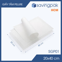 SGP01 - 20x40 cm - Xấp 1000 tấm giấy Pelure gói hàng, giấy nến gói quà, giấy bọc hàng quần áo