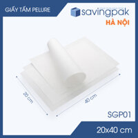 SGP01 - 20x40 cm - Xấp 500 tấm giấy Pelure gói hàng, giấy nến gói quà, giấy bọc hàng quần áo