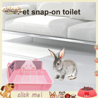Sgw _ Rabbit Litter Box Chống Cắn Ổn Định Nhỏ Gọn Động Vật Litter Chăn Ga Gối Hộp Vệ Sinh Chuột Lang