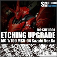 Sh STUDIO Nâng cấp các bộ phận khắc kim loại cho MG 1 / 100 Sazabi Ver.ka