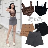 SH06 quần giả váy zara