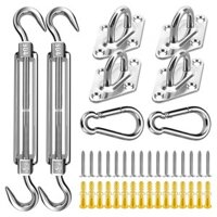 Shade Sail Hardware Kit For Rectangle Shade Sails Shade Sail Accessories