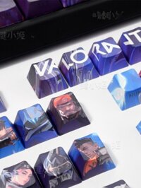 Shadow 87 Keycap Tím Bên Khắc Trong Mờ Bàn Phím Nam Keycap Nhiệt Thăng Hoa Wooting Hợp Đồng Không Sợ Hãi