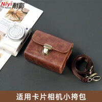 Shadow [Máy Thẻ Đa Năng] Bao Da Máy Ảnh Thích Hợp Cho Canon G7X2 / G7X3 Sony ZV1 RX10