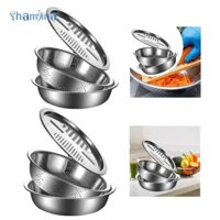 Shamjina 3 Chiếc Đa Năng Julienne Grater Có Giỏ Thoát Nước Tiện Ích Nhà Bếp Giỏ Thoát Nước Gừng Cho Trái Cây Rau Củ