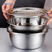 Shamjina Giỏ đựng nước 3 trong 1 Máy cắt rau Dễ sử dụng Tiện ích chắc chắn Julienne Grater cho dưa chuột Rau gừng
