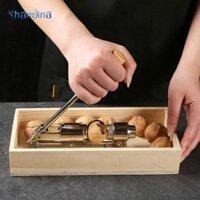 Shamjina Hướng dẫn sử dụng Nutcracker Nut cho Pecans Dụng cụ nhà bếp Dụng cụ mở trái cây sấy khô Dụng cụ mở quả óc chó cho nhà hàng tại nhà Bánh hạnh nhân