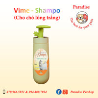 Shampoo chó lông trắng 300ml - Vemedim - Sữa tắm cho chó LÔNG TRẮNG, diệt ve, rận, bọ, chét, chấy, rận, ghẻ ở chó