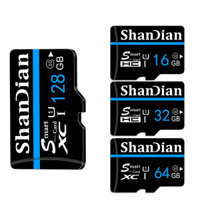 Shandian Memory Card 8/16/32/64/128GB Class 10 High Speed TF Memory Card Flash Drive With Card Adapter For iPhone 12 For