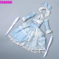 Shanhai 1 / 3 Quần áo búp bê BJD, Váy treo công chúa Rococo cổ điển 60cm, Phụ kiện búp bê Đẹp trai Gothic Váy búp bê BJD 60cm tinh tế 1 / 3 búp bê