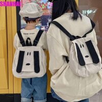 Shanhai Ba Lô Vải canvas Sức Chứa Lớn Hình Chú Chó snoopy Hoạt Hình Cho Bé Trai