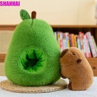 Shanhai Bơ Capybara Đồ Chơi Sang Trọng, Động Vật Dễ Thương Capibara Anime Lông Tơ Đồ Chơi, Gối Ngủ Mô Phỏng Capybara Hoạt Hình Mềm Capybara Búp Bê Sang Trọng Sinh NhậtGift