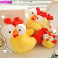 Shanhai Đồ chơi nhồi bông gà, Gối mềm hình gà thực tế, Gối ngủ nhồi bông mềm mô phỏng động vật gà con búp bê nhồi bông trang trí phòng