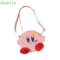 Shanlin Kirby Túi Bé Trai Bé Gái Quà Tặng Anime Star Kirby Sang Trọng Đồ Chơi Túi Đựng Mỹ Phẩm Màu Hồng Ngọt Ngào 18 CM Star Kirby