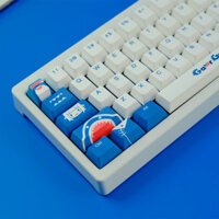 Shark Gula Keycap DYE-Sublimation Chất liệu PBT hoạt hình cá nhân Hồ sơ anh đào cho bàn phím cơ MX 60 / 68 / 75 / 84 / 87 / 102 / 108