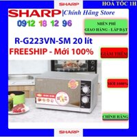 [SHARP G223VN] Lò vi sóng Sharp R-G223VN-SM 20 lít, bảo hành chính hãng 12 tháng.