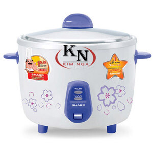 Nồi cơm điện Sharp KSH211V (KSH-211V) - Nồi cơ, 1.1 lít, 485W
