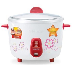 Nồi cơm điện Sharp KSH-222V (KSH-222V-BR) - Nồi cơ, 2.2 lít, 800W