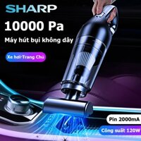 Sharp Máy hút bụi cầm tay đa năng 4 IN 1, ba phần tử lọc，Hút lớn 10000Pa,máy hút bụi oto, hút bụi gia đình công suất lớn