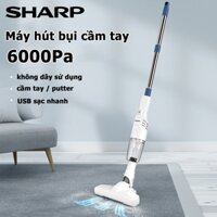 Sharp Máy hút bụi cầm tay mini không dây 120W, máy hút bụi giường nệm, máy hút bụi gia đình,may hut bui gia đình, gia dụ