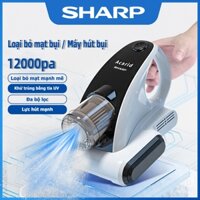 Sharp Máy hút bụi cầm tay mini không dây giường nệm diệt khuẩn UV, Máy hút bụi Mite, bộ lọc mịn，hút sạch bụi chăn, ga