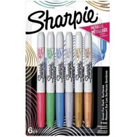 Sharpie Bút lông dầu kim loại 6 màu F Ngòi trung bình Japan Stationery