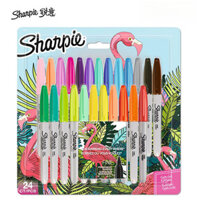 Sharpie Marker Oily Chống Thấm Nước Chống Phai Màu Nhanh Khô Bền Bút Đánh Dấu Bút Flamingo Bộ