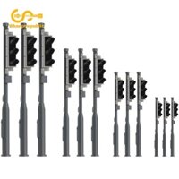 Sharprepublic 3 gói Tàu giao thông Đèn LED màu đỏ xanh vàng 3V cho đường sắt Đường sắt Vườn cổ tích Bố trí kiến trúc đường phố