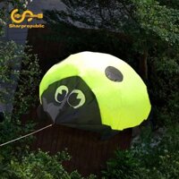 Sharprepublic 3D Ladybird Diều Có Thể Đi Bộ Không Bay Dù Diều Bãi Biển Khổng Lồ Hoạt Động Trò Chơi Ngoài Trời Cho Hoạt Động Chuyến Đi Người Lớn