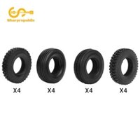 Sharprepublic 4 Lốp Cao Su, Linh Kiện Thay Thế, Xe Bánh Xích RC Hiệu Suất Micro / 14