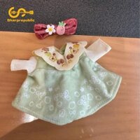 Sharprepublic Búp Bê Outifits Quần Áo Búp Bê Cho Búp Bê 15cm Tự Làm Búp Bê Bé Gái Quần Áo Búp Bê