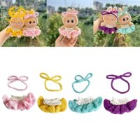 Sharprepublic Hình Tổng Thể Váy Quần Áo Giả Vờ Chơi Trang Phục DIY Nẹp Váy Có Băng Đô Quấn Tóc Làm Búp Bê Của Riêng Bạn Cho Búp Bê 6.69inch