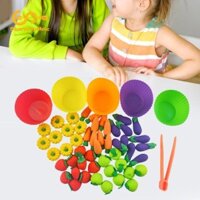 Sharprepublic Hoạt động học tập mầm non Huấn luyện giác quan Bộ thân hình màu sắc Học tập cho trẻ mới biết đi Ngày lễ cho trẻ từ 3-5 tuổi