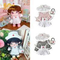 Sharprepublic Mini Quần Áo Cho Búp Bê 15cm Quà Tặng Hình Đạo Cụ Thời Trang Bé Gái Bé Trai Quần Áo Búp Bê