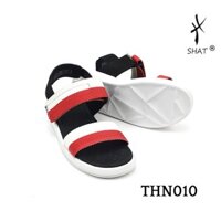 SHAT - Giày Sandal Shat THN010 Trắng đỏ ngang