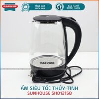 [SHD1215B SUNHOUSE] Ấm đun nước siêu tốc trong suốt 1,8L FULLBOX