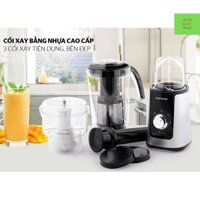 SHD5322 - MÁY XAY SINH TỐ ĐA NĂNG 3 CỐI NHỰA SUNHOUSE 1.25L - GIA DỤNG MỘC