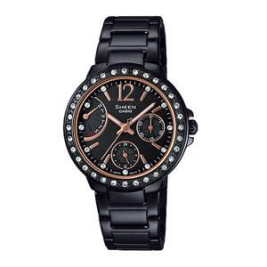 Đồng hồ nữ thép không gỉ Casio SHE-3805B-1AUDR