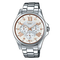 SHE-3806D-7BUDR | Đồng Hồ Casio | Sheen | Nữ | Dây Kim Loại | Chống Nước WR50M