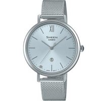 SHE-4539SM-2AUDF | Đồng Hồ Casio | Sheen | Nữ | Dây Kim Loại | Kính Sapphire | Chống Nước WR50M