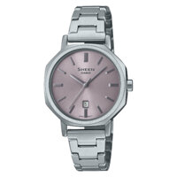 SHE-4554D-8AUDF | Đồng Hồ Casio | Sheen | Nữ | Dây Kim Loại | Mặt Kính Saphia | WR50M