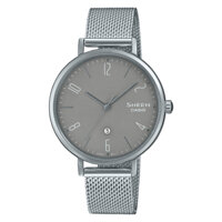 SHE-4562M-8AUDF | Đồng Hồ Casio | Sheen | Nữ | Dây Kim Loại Lưới | Kính Sapphire | Chống Nước WR50M