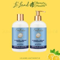 Shea Moisture - Combo dầu gội xả Shea Moisture Manuka Honey And Yogurt Hydrate Repair SheaMoisture