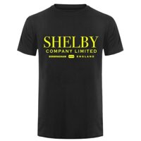 Shelby Company Limited Lấy cảm hứng từ Peaky Blinders Áo thun in hình Top Tee 100% Cotton Hài Hước Nam Cổ Tròn Áo Sơ Mi Phong Cách Đen