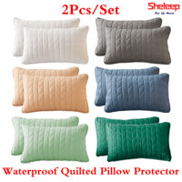 Sheleep Chống Thấm Nước Gối Bảo Vệ Chăn Chống Giường Bug Gối 20 "X30 Kích Thước 2 Chiếc