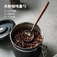 Sheli Thép Không Gỉ Cà Phê Bột Đo Thìa G Mét Thìa Đo Định Lượng Thìa óc Chó Tay Cầm Thìa Cà Phê Đậu Thìa