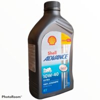 Shell Advance Ultra ( 10W40) 1L cho tất cả xe máy 4 thì hiện đại