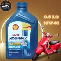 Shell ax7 cho xe tay ga 10W40, Shell Advance Scooter 4T