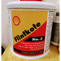 Shell Flintkote 3 Sơn chống thấm bể nước hồ cá Koi 1kg và 3,5kg - Lon 3,5kg